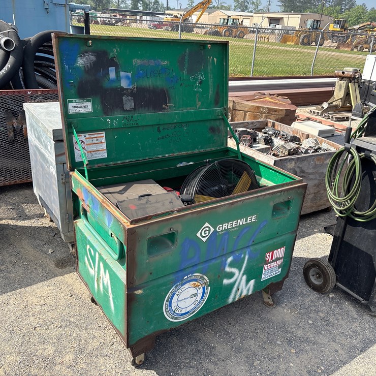 #8061 • GREENLEE GANG BOX WITH CONTENTS