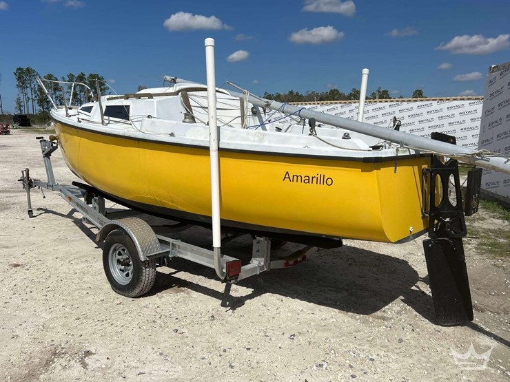 1980-19ft-sailboat-w/-2018-continental-trailer-s/a-boat-trailer-image-4