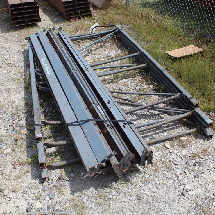 #8012 • 3 SECTIONS OF 4FT PALLET RACK