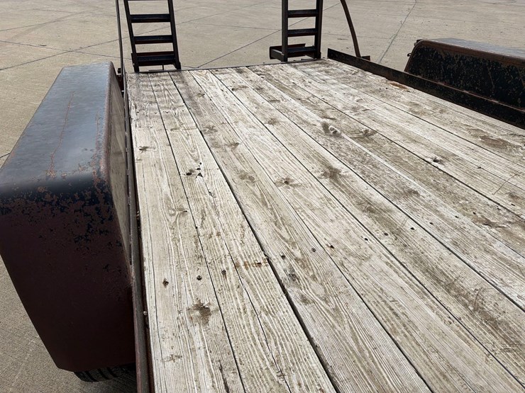 2006-dressen-80”-x-18ft-bumper-hitch-flatbed-trailer-image-18