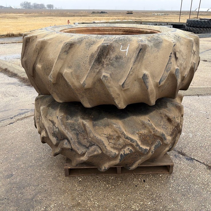 2–18.4-34 Tractor Clamp On Duals