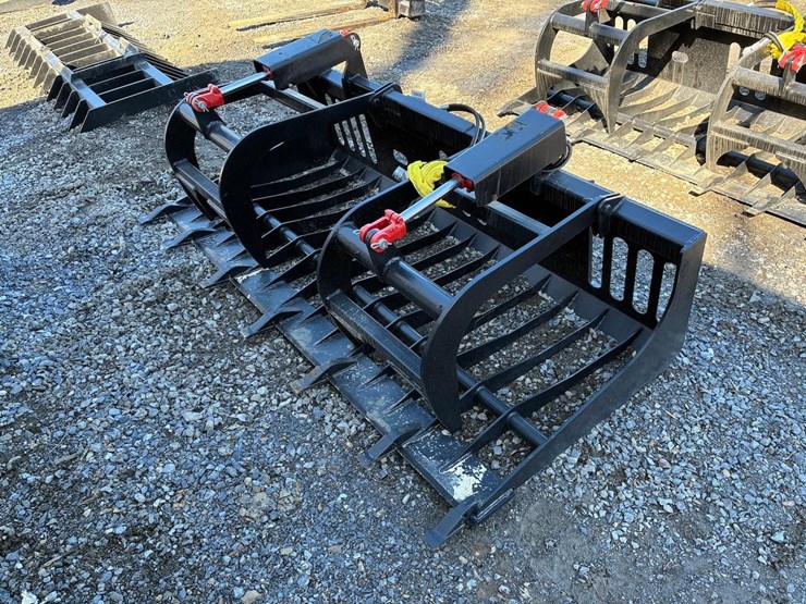 wildcat-78"-skid-steer-skeleton-grapple-with-teeth-image-2