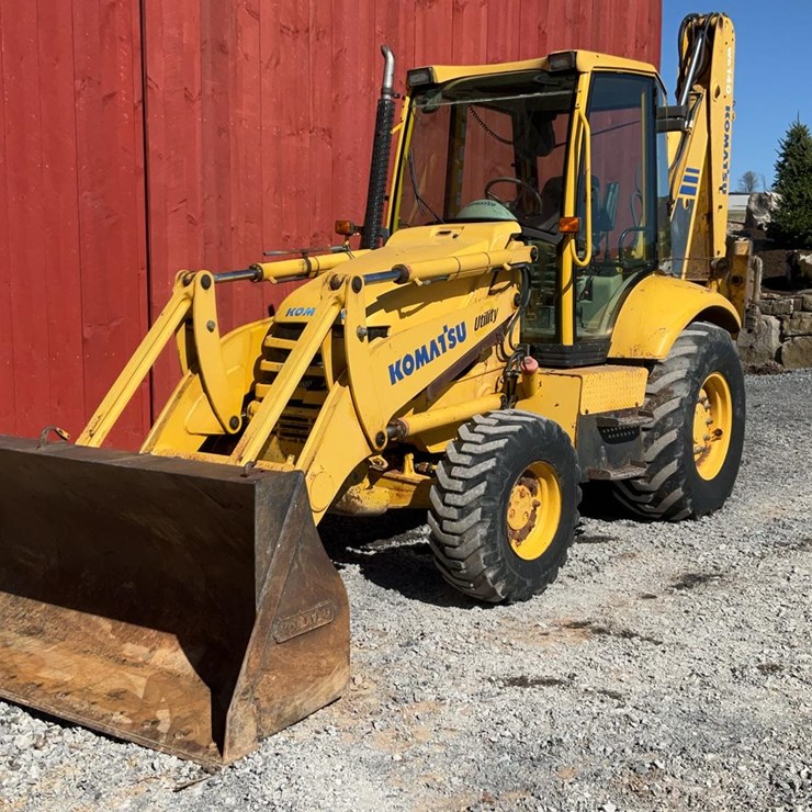 #360 • 2000 Komatsu 4x4 Utility Backhoe