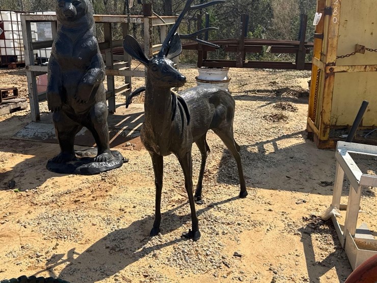 5277---wooden-deer-statue-image-1