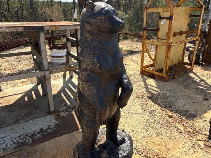 5274---metal-standing-bear-statue-image-1