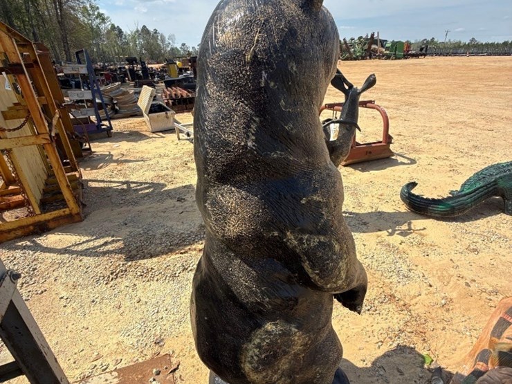 5274---metal-standing-bear-statue-image-4