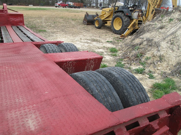 #37288-•-homemade-25'-t/a-steel-fixed-neck-lowboy-trailer-image-6