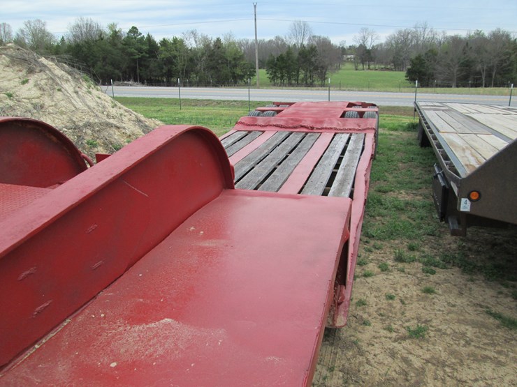 #37288-•-homemade-25'-t/a-steel-fixed-neck-lowboy-trailer-image-12