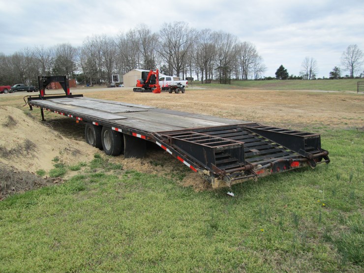 #37283-•-homemade-35'-t/a-steel-gooseneck-equipment-trailer-image-4