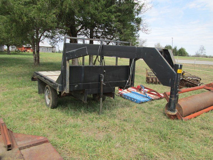 #38172-•-homemade-8'-s/a-steel-gooseneck-flatbed-trailer-image-2