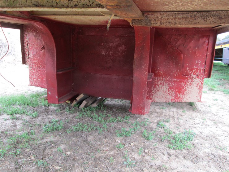 #37288-•-homemade-25'-t/a-steel-fixed-neck-lowboy-trailer-image-15