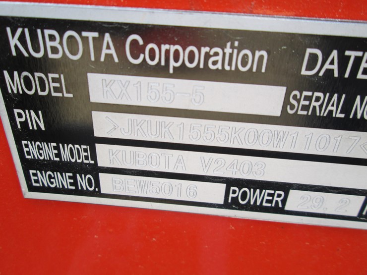 #37299-•-2015-kubota-kx155-5-hydraulic-excavator-11017-image-43