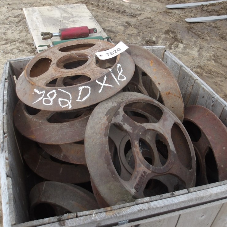 #7820 • (18) Brillion Cultipacker Wheels