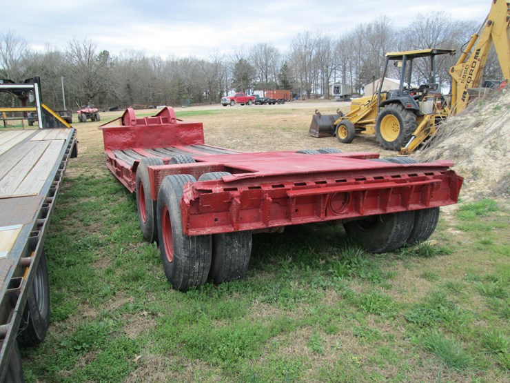 #37288-•-homemade-25'-t/a-steel-fixed-neck-lowboy-trailer-image-4
