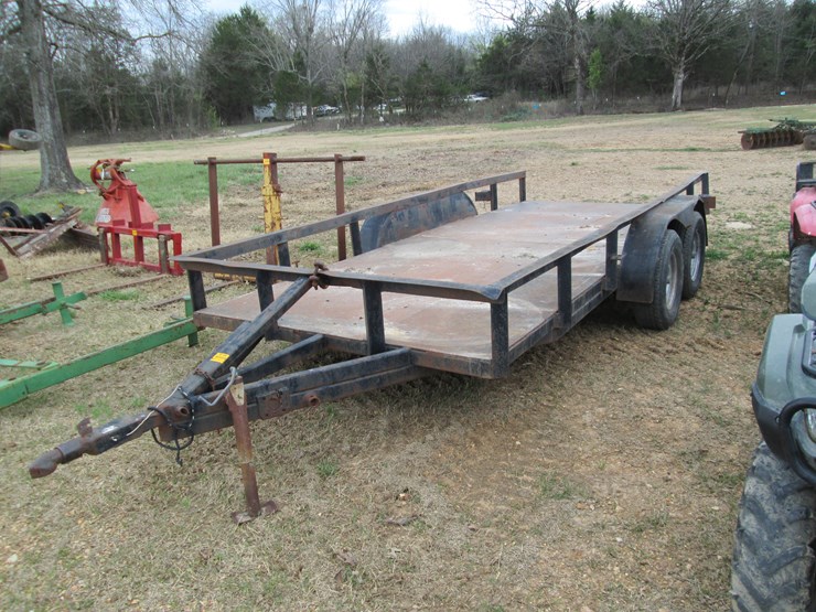 #38198-•-homemade-16'-t/a-steel-utility-trailer-image-1