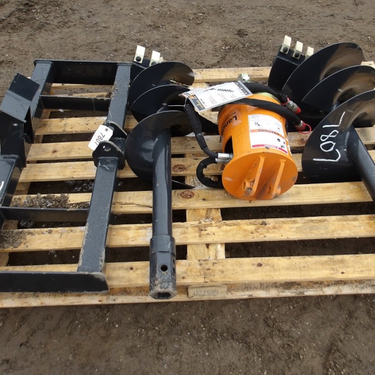 #7807 • HD Skid Steer Auger Drive & Bit Attachment