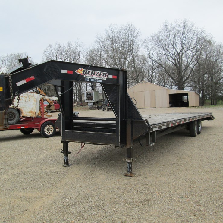 #37314 • 2026 Homemade 30' T/A Steel Gooseneck Flatbed Trailer ARKVIN00298360046