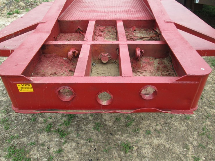 #37288-•-homemade-25'-t/a-steel-fixed-neck-lowboy-trailer-image-16