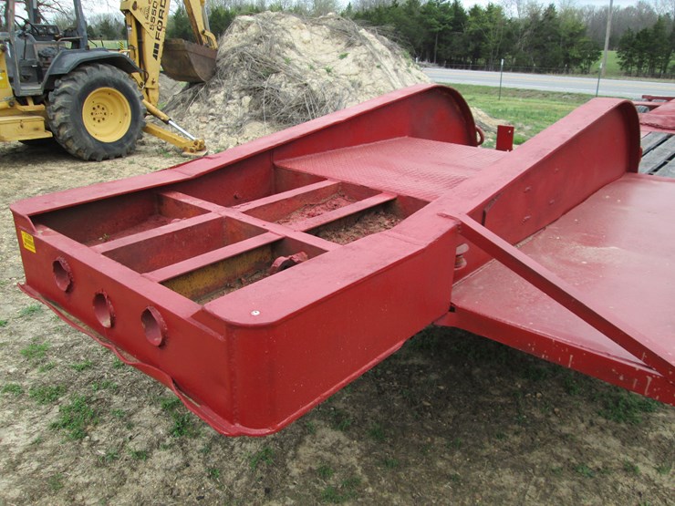 #37288-•-homemade-25'-t/a-steel-fixed-neck-lowboy-trailer-image-13