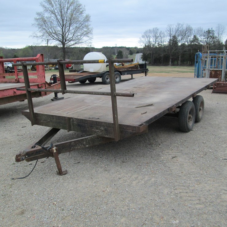 #37303 • Homemade 16' T/A Steel Utility Trailer