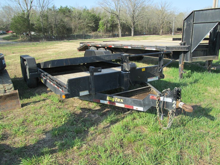 #37330-•-big-tex-20'8"-t/a-steel-pintle-hitch-tilt-bed-trailer-image-2