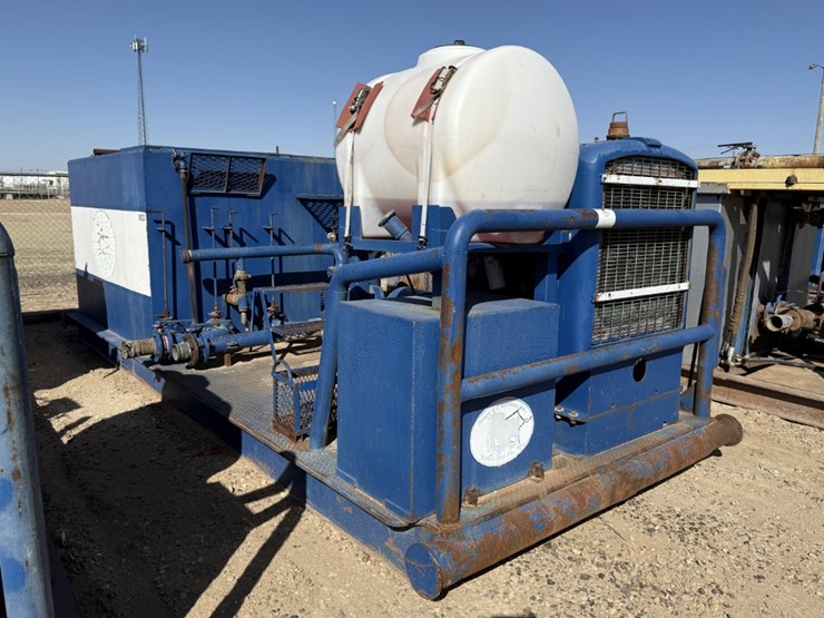 mcm-4x5-centrifugal-pump-chemical-mixing-plant-p/b-detroit-6v71-240hp,-skidded-image-2