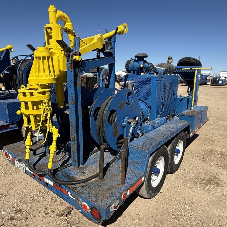 2011 BOWEN S2.5 85-TON POWER SWIVEL MTD ON 2011 PRECISION PUMP T/A GOOSENECK TRAILER