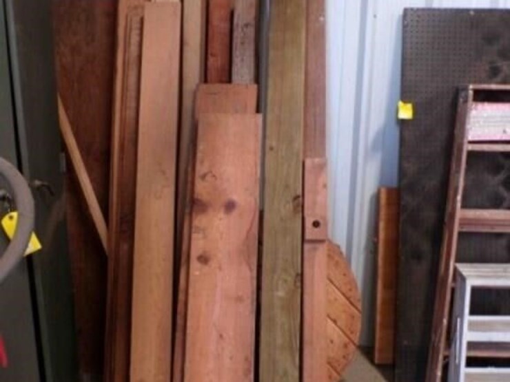 3-vintage-doors,-misc.-lumber-image-1