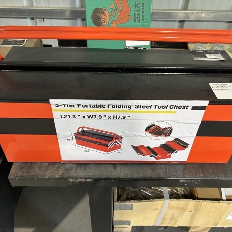 Portable Folding Steel Tool Chest