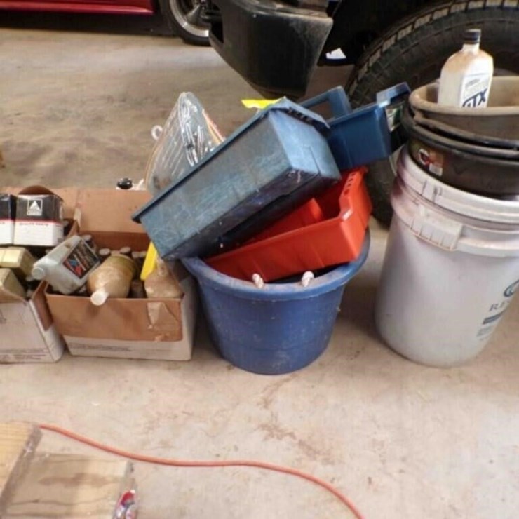 misc. tubs & oil