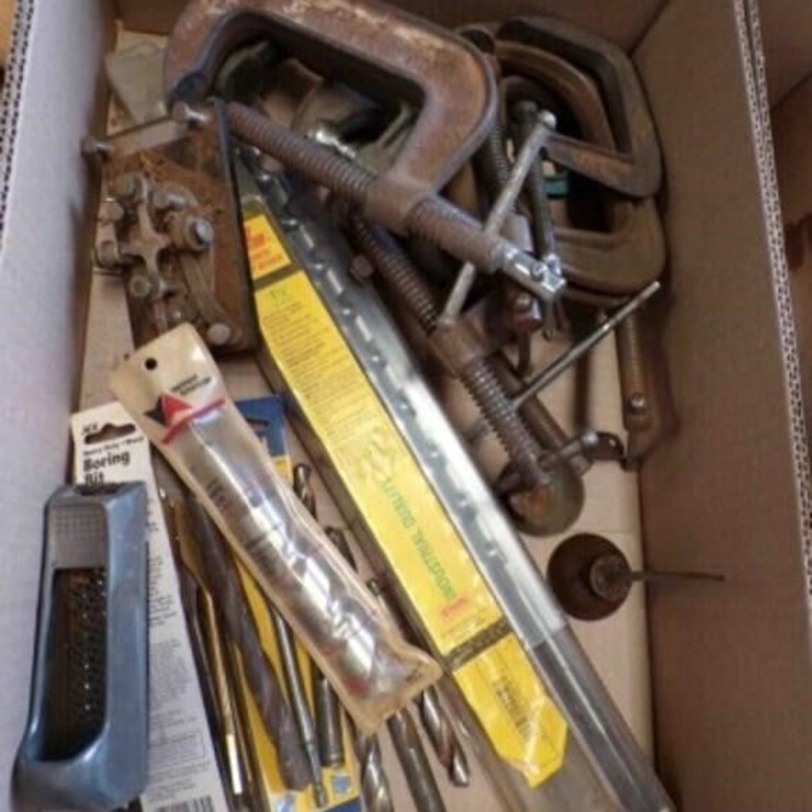 Box of c-Clamps, etc.
