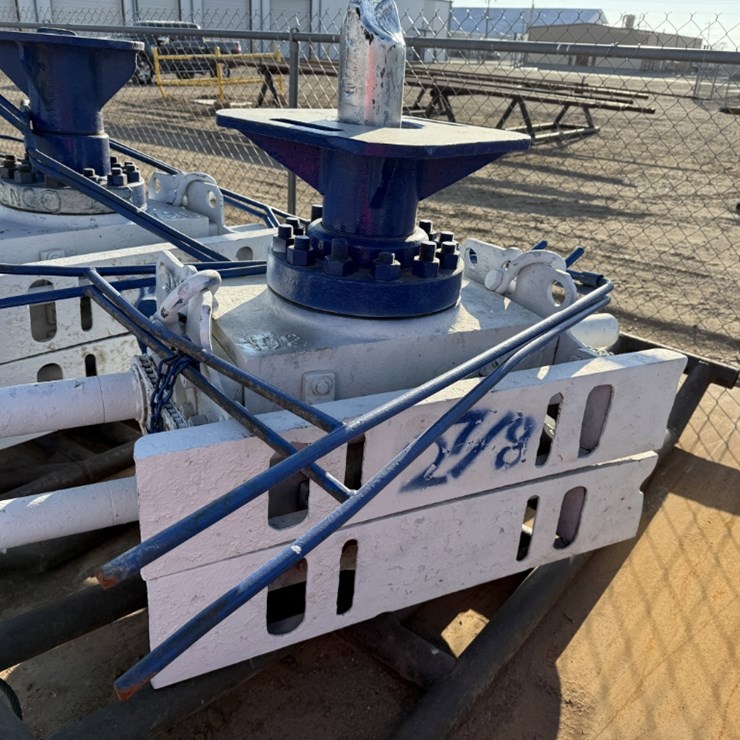 6 REEDY 3M 2-7/8 DBL MANUAL BLOWOUT PREVENTER, CHARTED