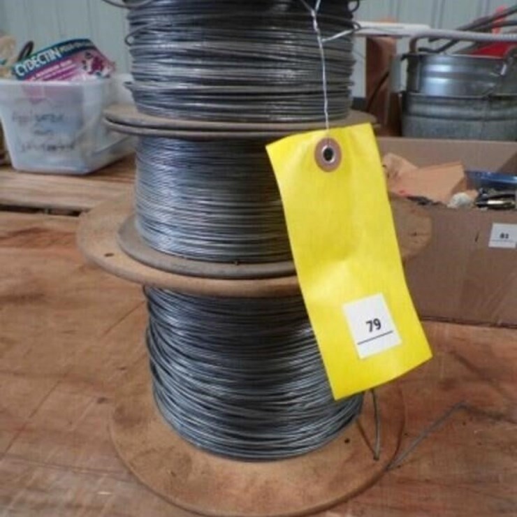 3-partial rolls of fence wire