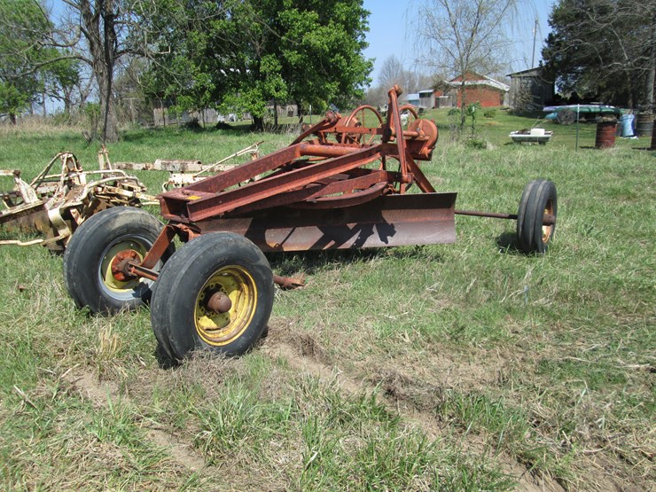#43954-•-northfield-iron-22-7'-pull-type-grader-7550-image-1