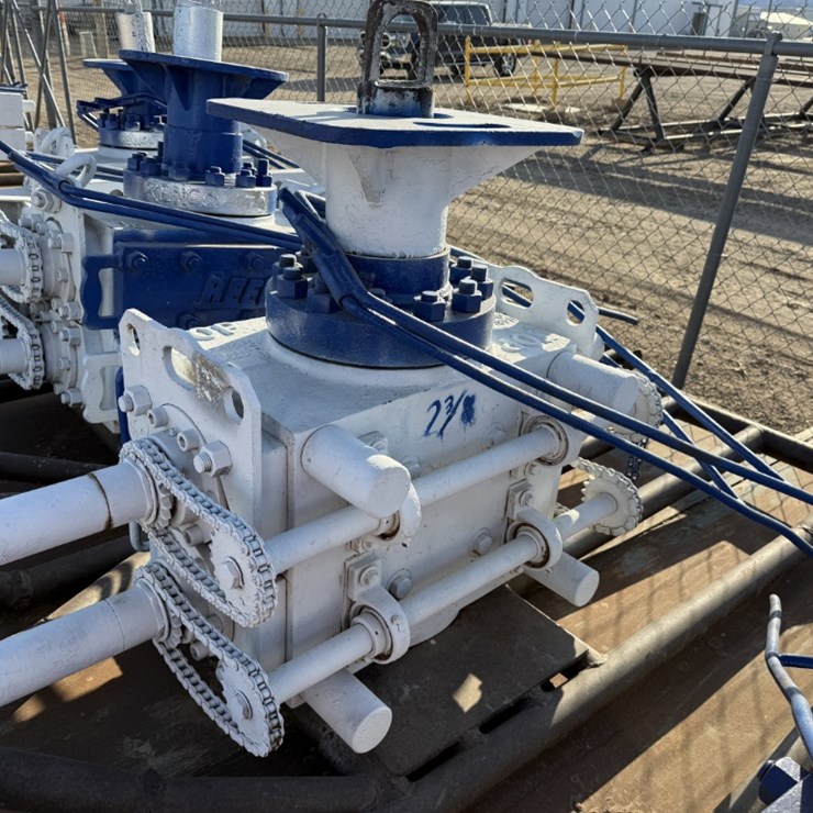 7-1/16 3M X 3M 2-3/8 DBL MANUAL BLOWOUT PREVENTER, CHARTED