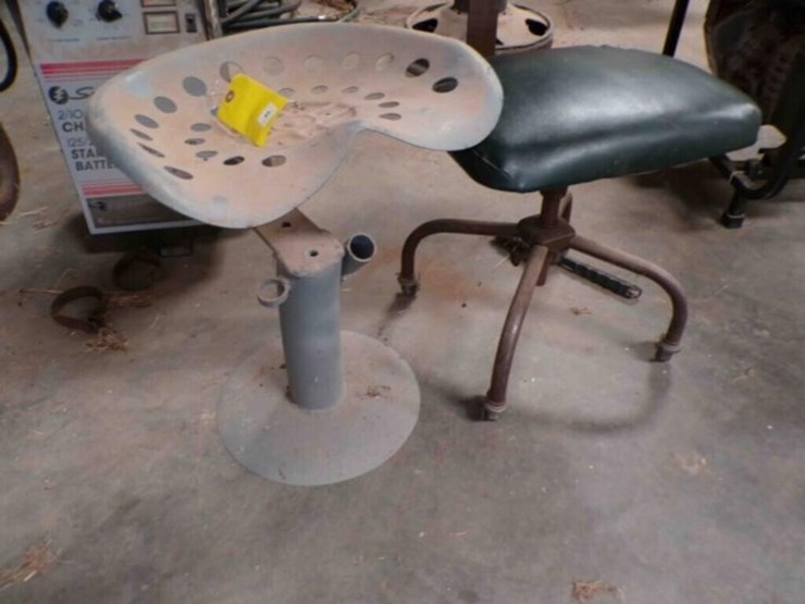 tractor-seat-&-swivel-chair-on-rollers-image-2
