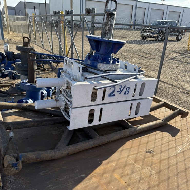 7-1/16 REEDY 5M 2-3/8 DBL MANUAL BLOWOUT PREVENTER, CHARTED