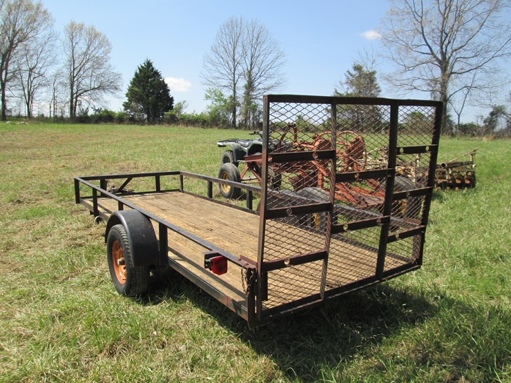 #43951-•-homemade-14'-s/a-steel-utility-trailer-image-4