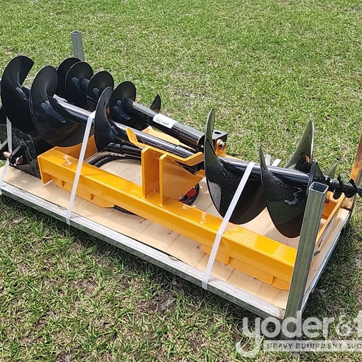 Unused 2026 GIYI Skid Steer Loader Auger with Extra Rod