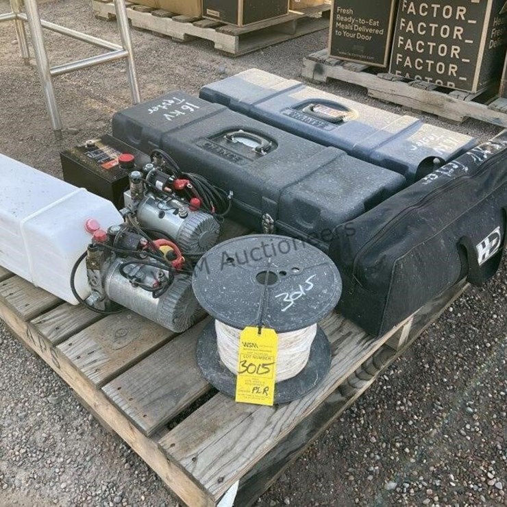 PALLET OF ASSORTED TOOLS AND EQUIPMENT