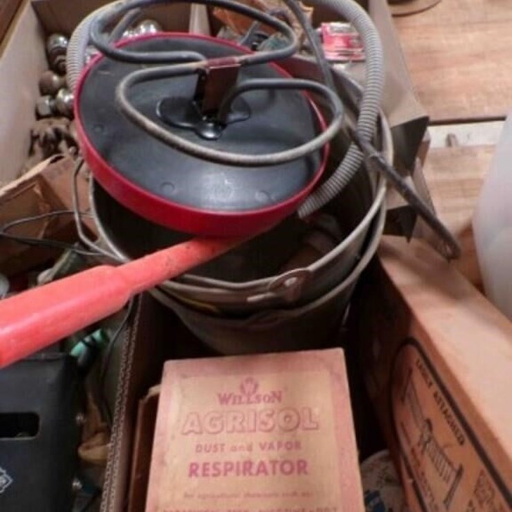 box of animal supplies