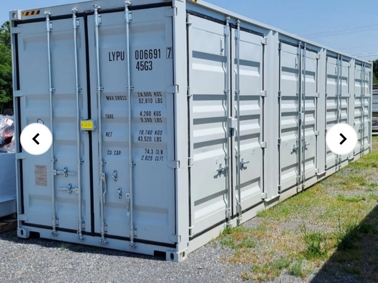 #1117-•-40'-high-cube-container-with-8-side-doors---wind/water-tight-image-1
