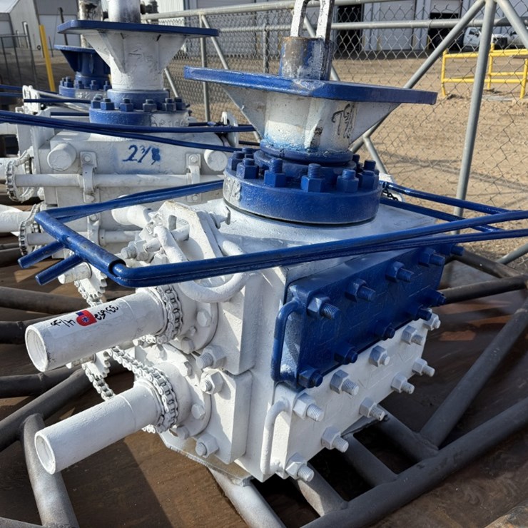 7-1/16 TOWNSEND 3M 2-7/8 DBL MANUAL BLOWOUT PREVENTER, CHARTED