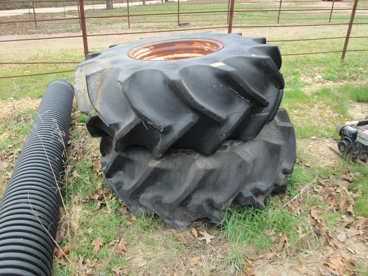 #38184-•-lot-of-(2)-goodyear-23.1-26-tractor-tires-image-2