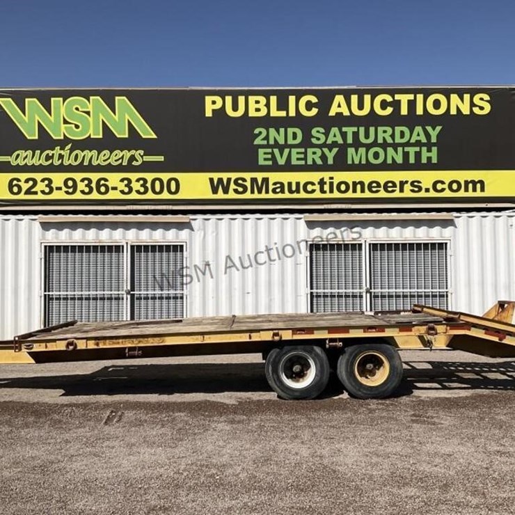 1985 Fleming TD824 Equipment Trailer