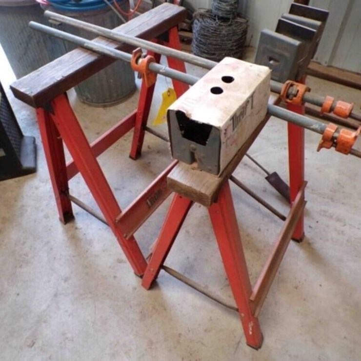 iron Horse saw horses, clamps