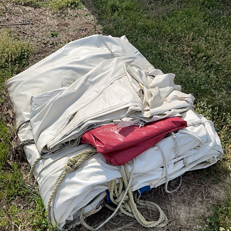 20x40 event tent with poles