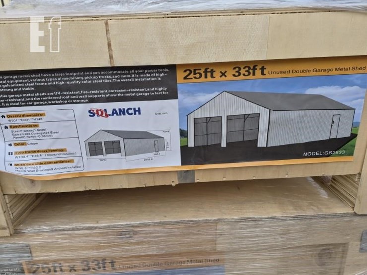 sdlanch-25'x33'-double-garage-metal-shed-image-1