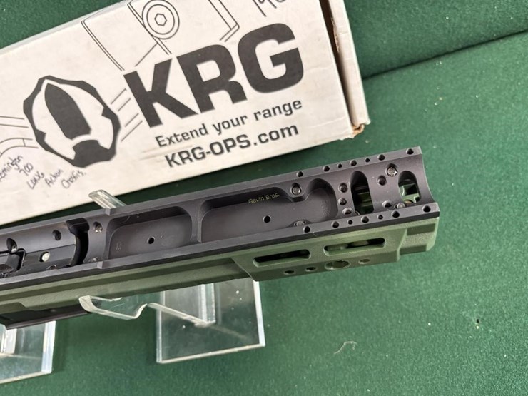 krg-sako-green-bravo-rem-700la-stock-image-5
