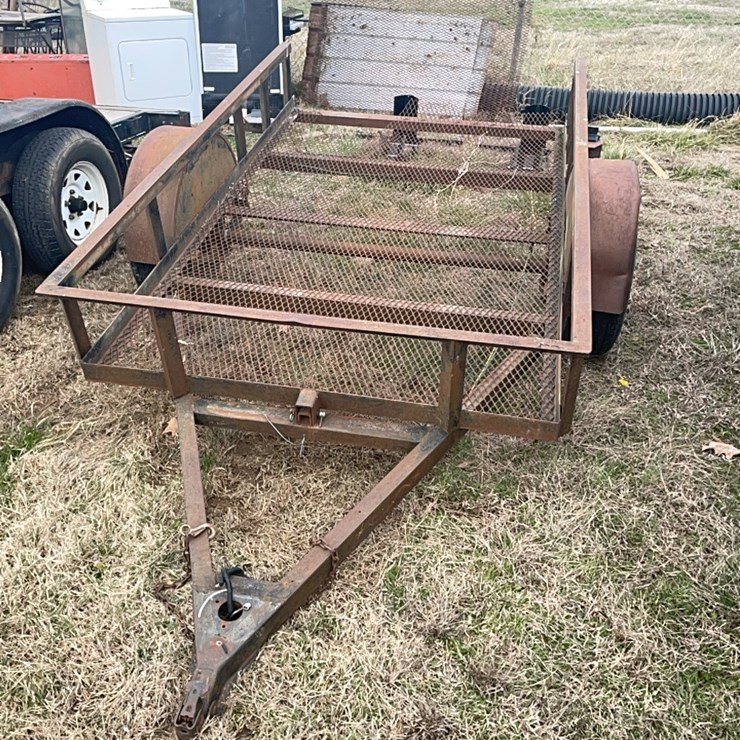 5x8 tilt trailer mesh floor